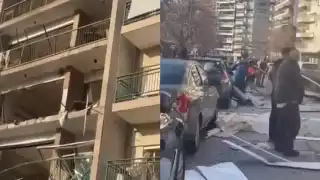 La explosión dejó varios daños en el edificio, así como en otros departamentos aledaños