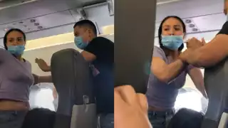 La mujer aseguraba que la estaban siguiendo; sin embargo, la usuaria señaló que sufrió un ataque de pánico antes del vuelo