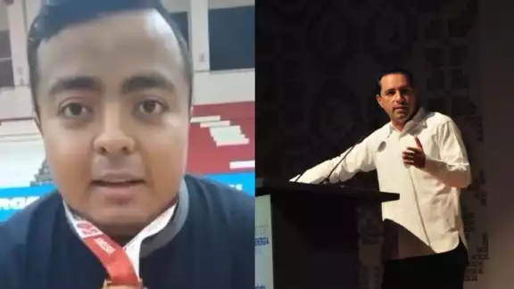 Raymundo Velázquez, quien forma parte de la selección mexicana de fútbol de talla baja, agradeció a Mauricio Vila en un video