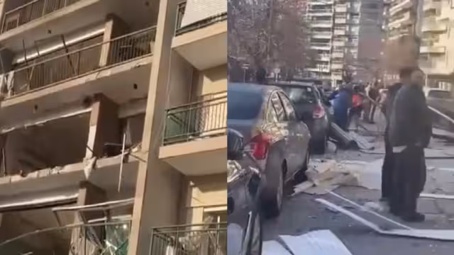 La explosión dejó varios daños en el edificio, así como en otros departamentos aledaños