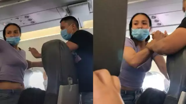 La mujer aseguraba que la estaban siguiendo; sin embargo, la usuaria señaló que sufrió un ataque de pánico antes del vuelo