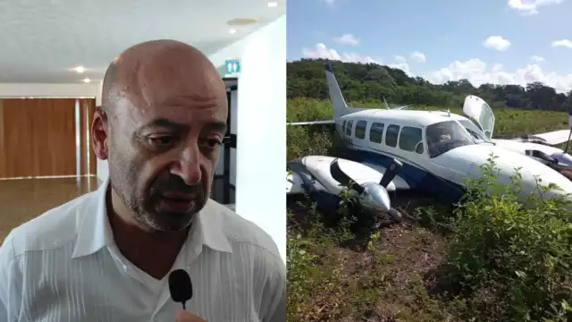 Se desconoce de donde venía la avioneta