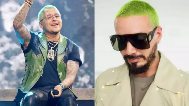 Christian Nodal y J Balvin comparten el mismo color de cabello de nuevo