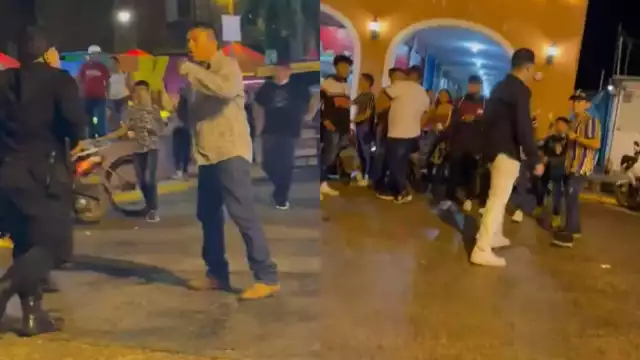 Los uniformados llegaron corriendo al lugar de la riña y nunca preguntaron por el responsable