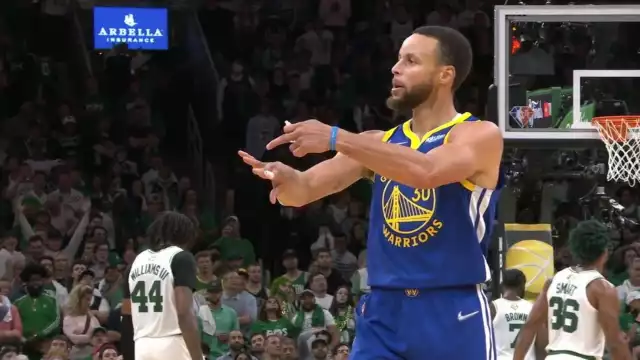 Golden State Warrios venció esta noche a los Boston Celtics y se proclamó campeón