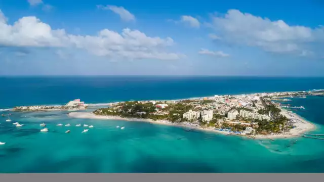 Playa Norte, en Isla Mujeres, Quintana Roo