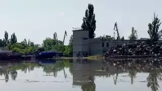 Gran zona de Ucrania quedó bajo el agua