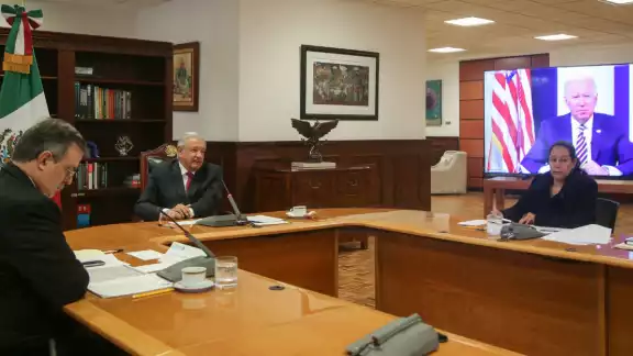 AMLO participa en foro sobre cambio climático convocado por Joe Biden AMLO participa en foro sobre cambio climático convocado por Joe Biden