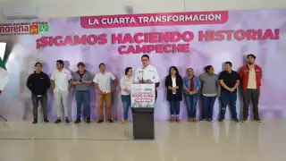 El dirigente estatal de Morena en Campeche retomó sus conferencias mañaneras