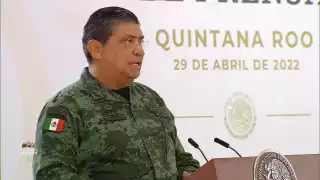 El titular de la Sedena indicó que las Fuerzas Armadas colaboran con la vigilancia en toda la geografía de Quintana Roo