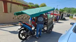 Mototaxis en mal estado representan un riesgo para pasajeros en Hecelchakán   