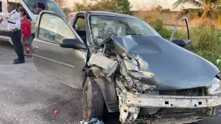 Solo dos abuelitos fueron heridos