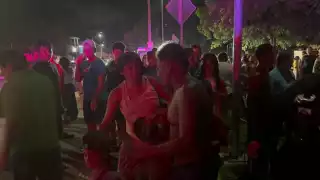 Tragafuego prendió en llamas a otro hombre en Cancún