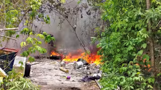 Fogata fuera de control provoca incendio en área verde de la Región 226 de Cancún