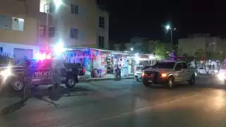 Al llegar al auxilio, elementos de la Policía Quintana Roo, únicamente encontraron a los testigos