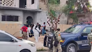 Elementos del Ejército Mexicano resguardaron el perímetro de la escena.
