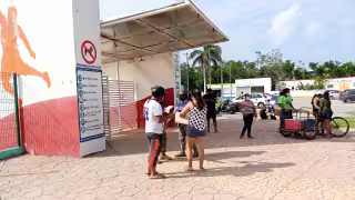 Para este miércoles la presencia de los jóvenes ha sido reducida en lo que va de la mañana