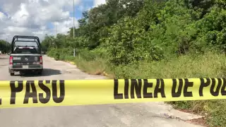 Hallan cuerpo ensabanado en la Región 250 en Cancún