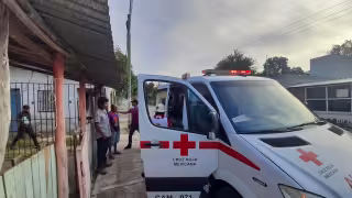 Vecinos se dieron cuenta de la situación por lo que pidieron apoyo a la Cruz Roja