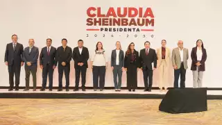 La virtual presidenta electa se comprometió a terminar las obras que inició AMLO