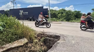 Vecinos de El Arenal alertaron sobre una zanja peligrosa.