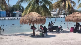 Visitantes piden mayor limpieza en balneario Boca del Río