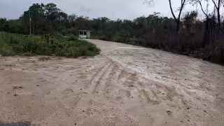 El poblado ha sido afectado por las lluvias e inundaciones.