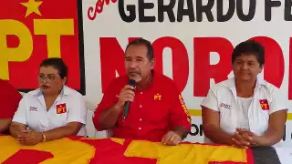 El Partido del Trabajo de Campeche respalda a Gerardo Fernández Noroña
