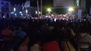 Banda de Música del Ejército y Fuerza Aérea de México en el Centro Histórico de Campeche