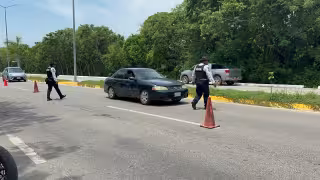 Autoridades realizaron un operativo radar en la avenida Costera.