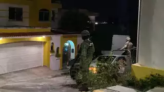 Efectivos de la FGE y de la Sedena realizan cateos en casas de Campeche