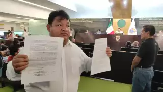 Luis García asegura que la voz que se escucha en los audios no son de su líder Alejandro Moreno Cárdenas