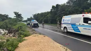 Fue un conductor quien transitaba la zona que se percató del cuerpo de la joven