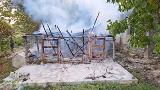 Provocan un incendio intencional en la colonia Constituyentes de Felipe Carrillo Puerto