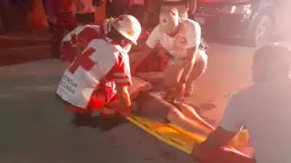 El joven recibió atención por parte de los paramédicos