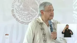López Obrador llegó a la Sierra de Sonora como parte de su gira programada para este fin de semana