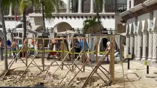 El proyecto deberá concluirse en 19 meses y permite la extracción de 14 mil 870.77 metros cúbicos de arena del banco marino frente a Playa Mamitas.