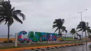 Las lluvias continúan en Ciudad del Carmen