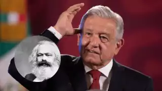 Karl Max fue citado en la mañanera de AMLO