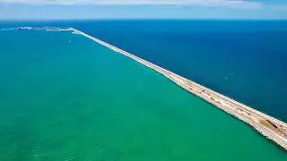 Progreso celebra aniversario con Récord Guinness por el muelle más largo del mundo