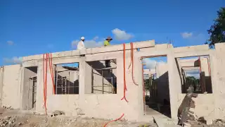 Avanza la construcción de casas del programa Vivienda para el Bienestar en Yucatán