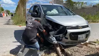 Los accidentes solo dejaron daños materiales de menor cuantía