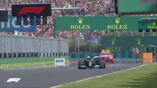 Hamilton fue penalizado con diez segundos, pero a pesar de todo ganó la carrera