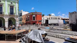 Las calles del Centro de Mérida se encuentran cerradas desde este jueves