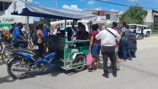 Ninguno de los niños resultó herido en el accidente