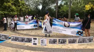 Colectivo de búsqueda realiza marcha pacífica en el Día de la Madre en Cancún: VIDEO