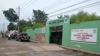 El socavón detectado en una primaria de Ticul podría extenderse debajo del domo