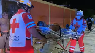 El hombre fue trasladado a un hospital tras recibir un balazo en Campeche