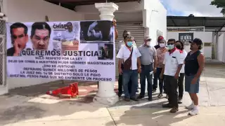 Transportistas de Champotón hicieron los señalamientos al exfuncionario