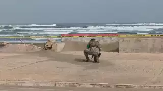 Hallan una granada 'casera' en el malecón de Coatzacoalcos